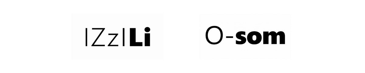 logos IZZILI et O-SOM by SENHO collections chambres 2000x400 px